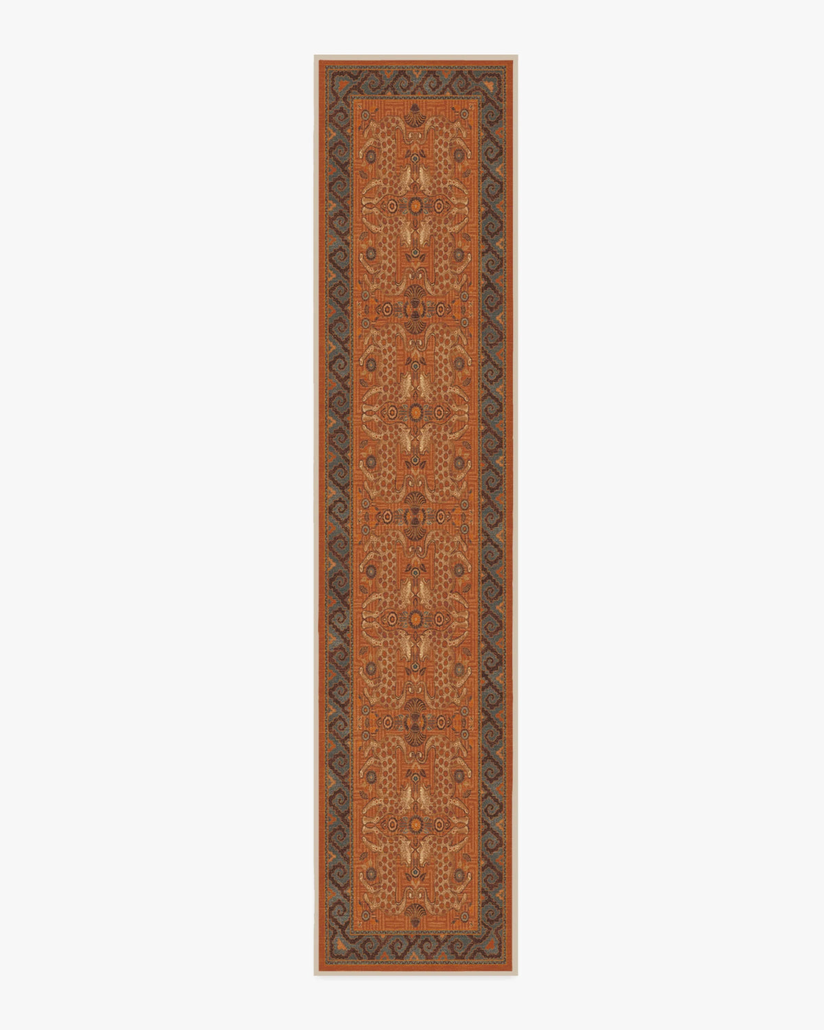 Eartha Terracotta Flatwoven Rug by Jungalow