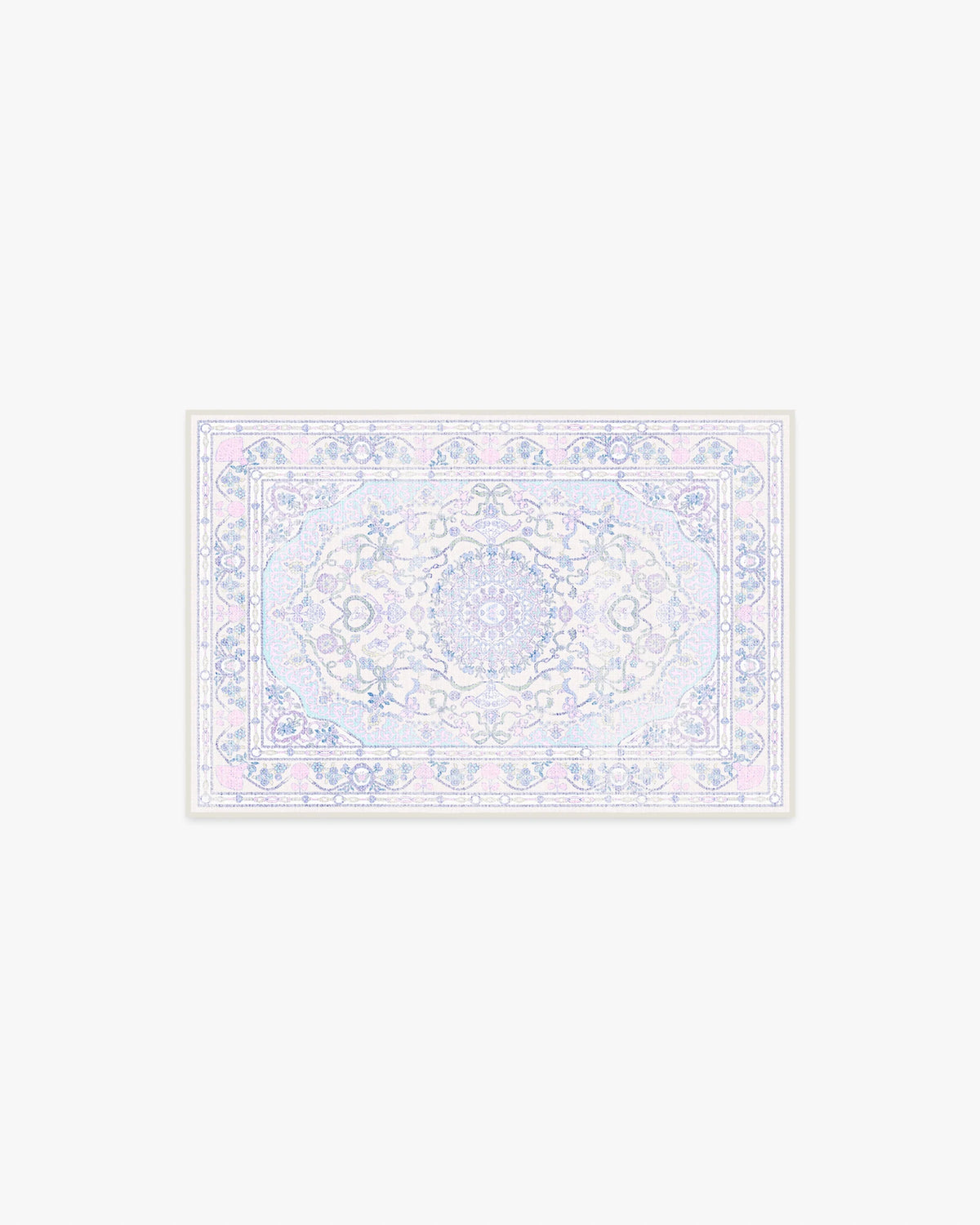 Mazzy Ornamental Multicolor Flatwoven Rug by Humberto Leon
