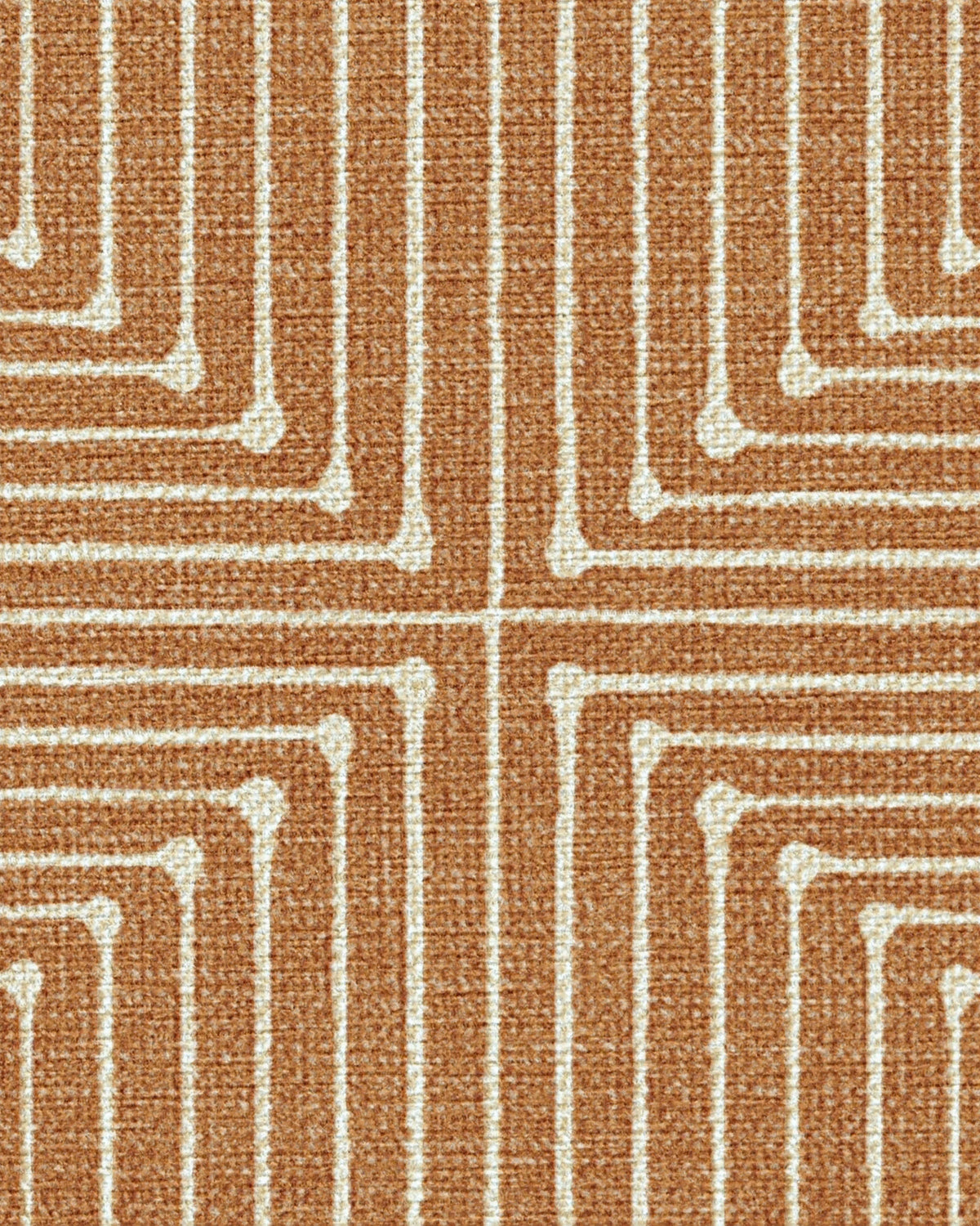 Inkdrop Copper Flatwoven Rug by Jonathan Adler