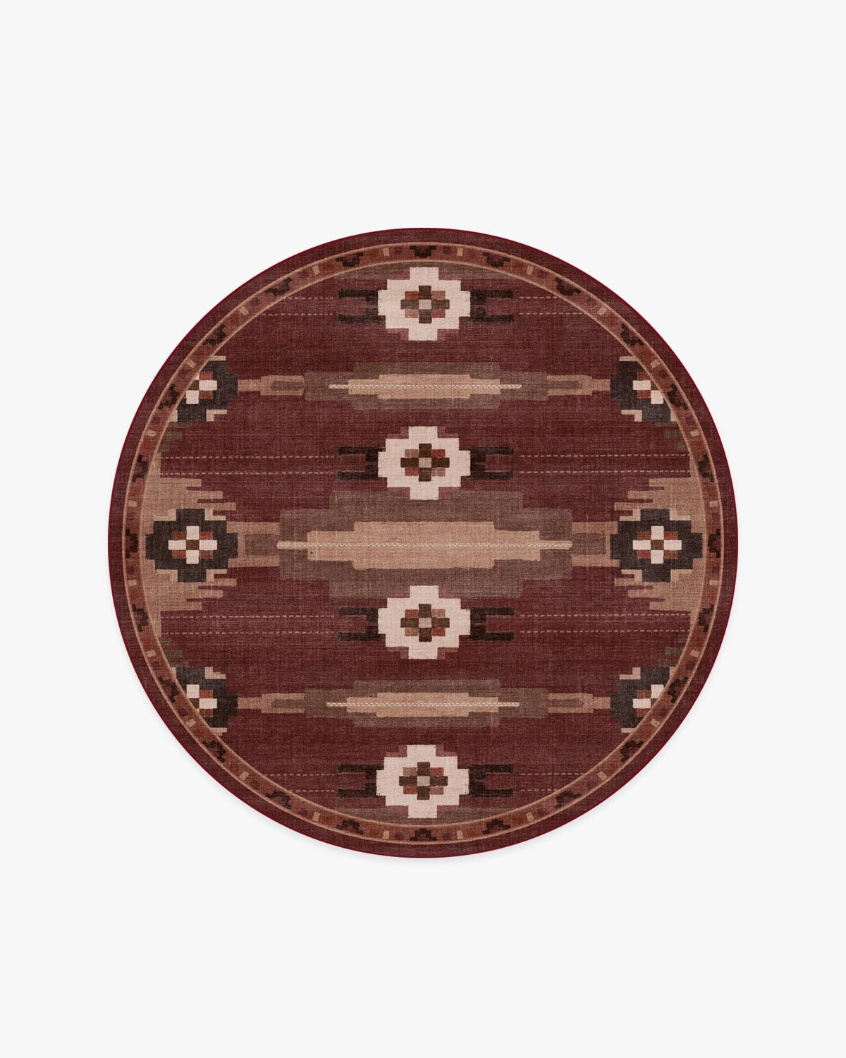 Annika Rust Red Flatwoven Rug