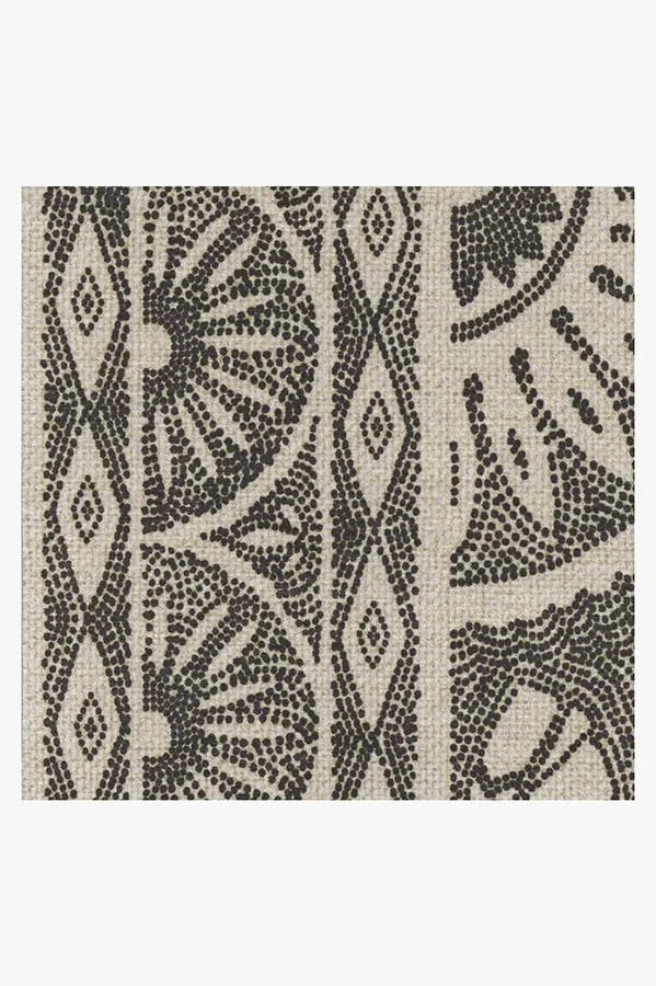 Almana Black & White Flatwoven Rug
