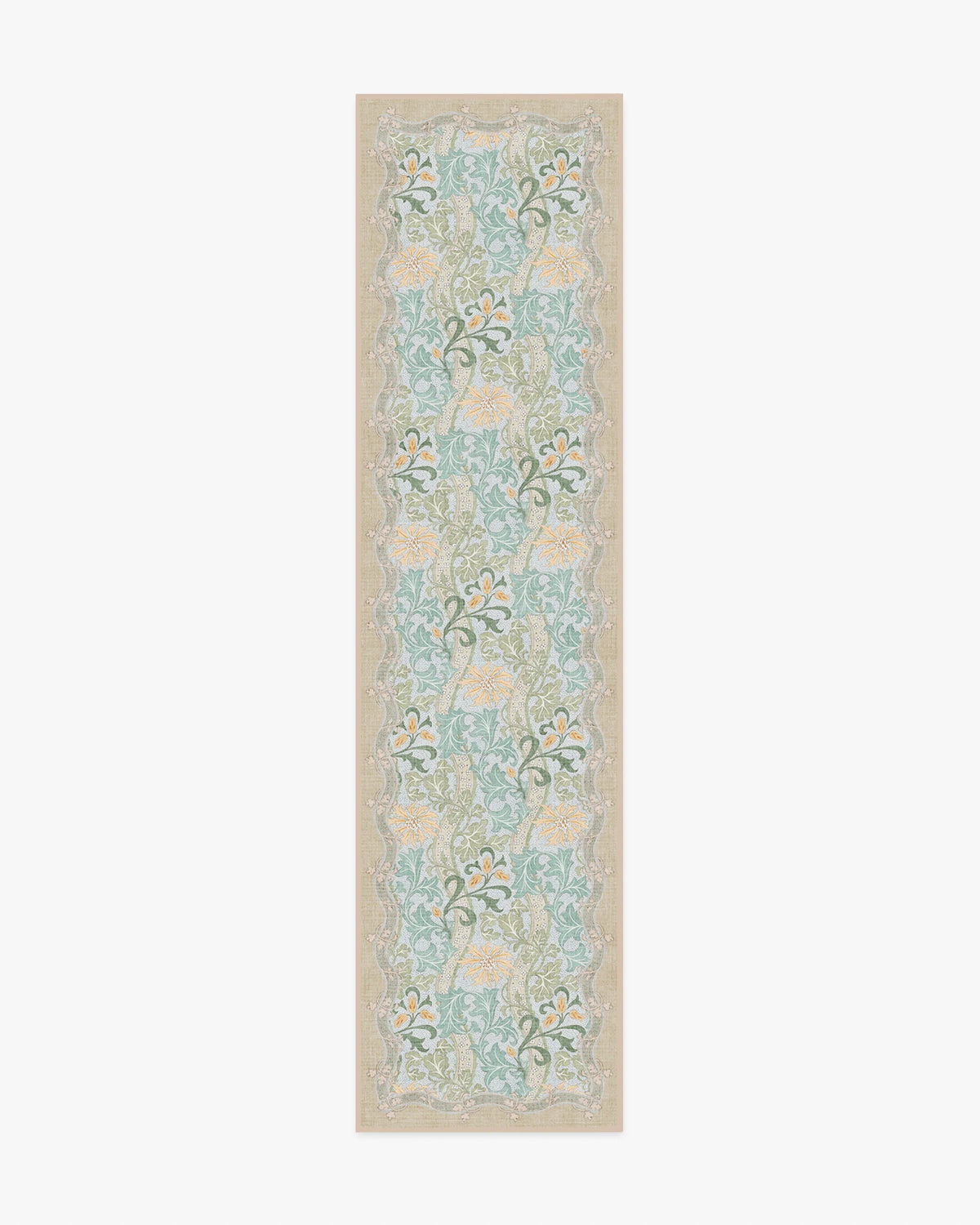 Cornflower Yellow & Sage Rug by Morris & Co.