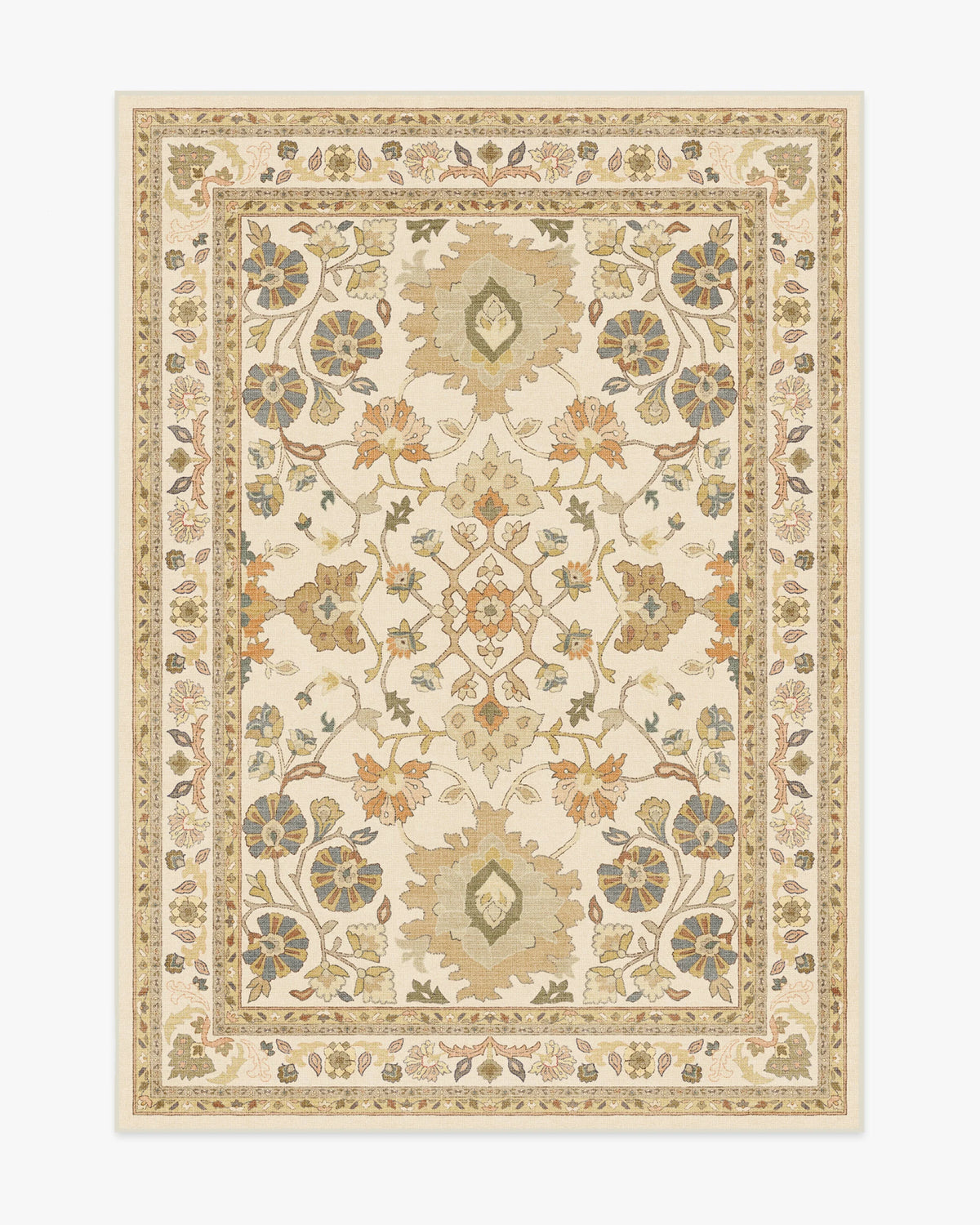 Calabria Cream & Gold Flatwoven Rug