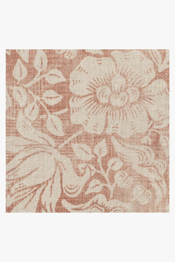 Mallow Rust Flatwoven Rug by Morris & Co.