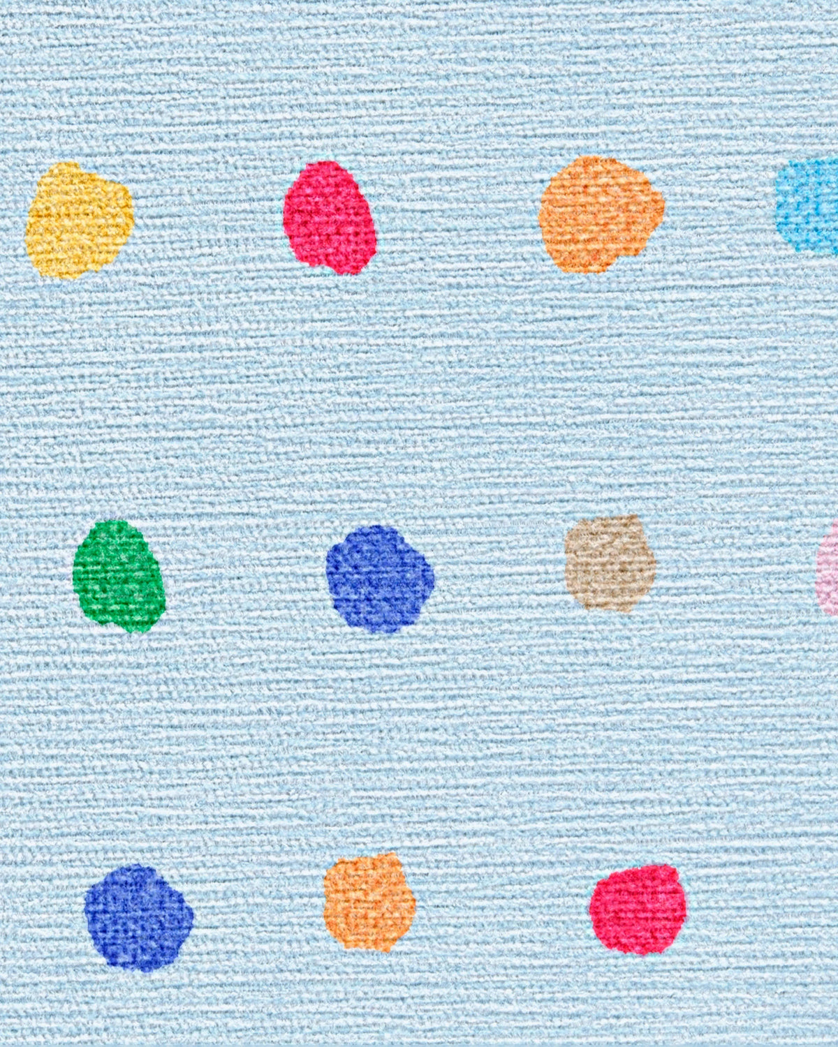 Jelly Dot Blue Flatwoven Rug