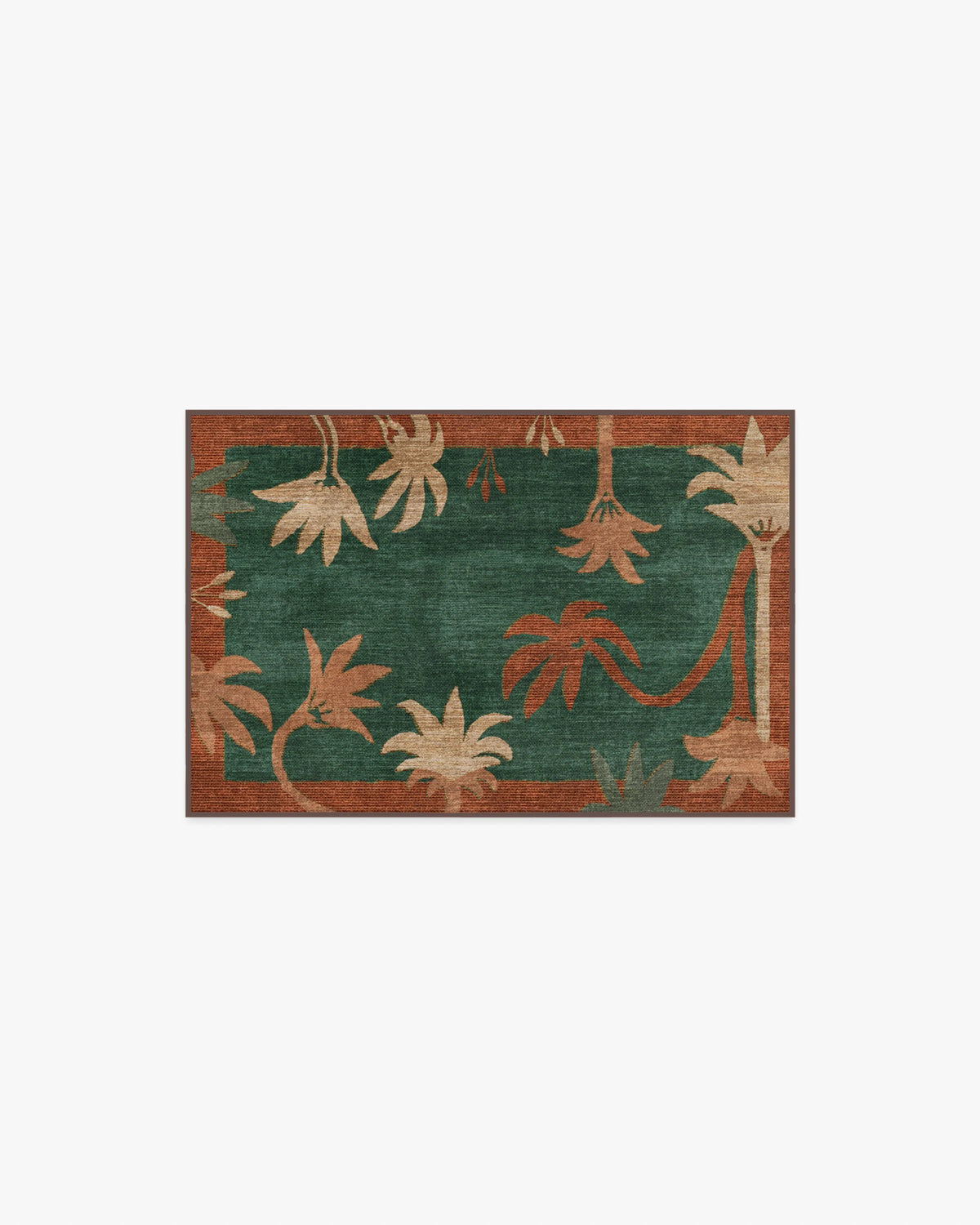 Sabal Olive & Amber Flatwoven Rug by Jungalow