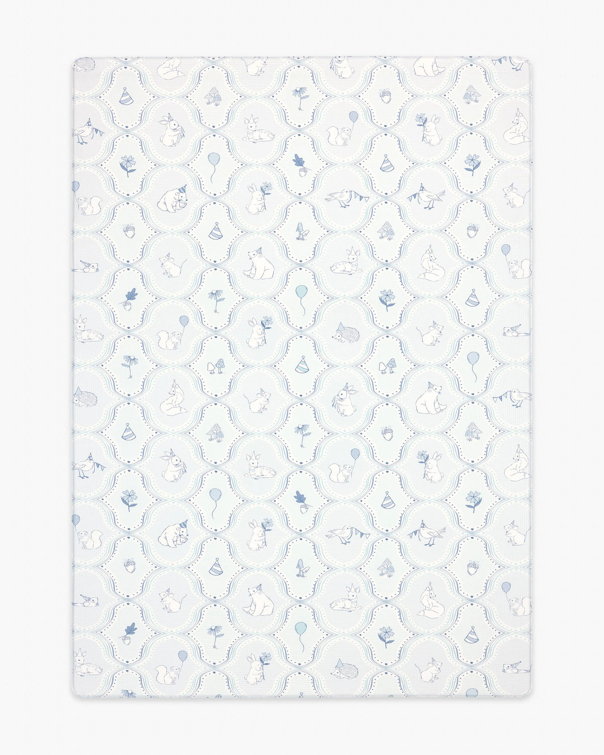 Whimsical Woodland Denim Blue Play Mat
