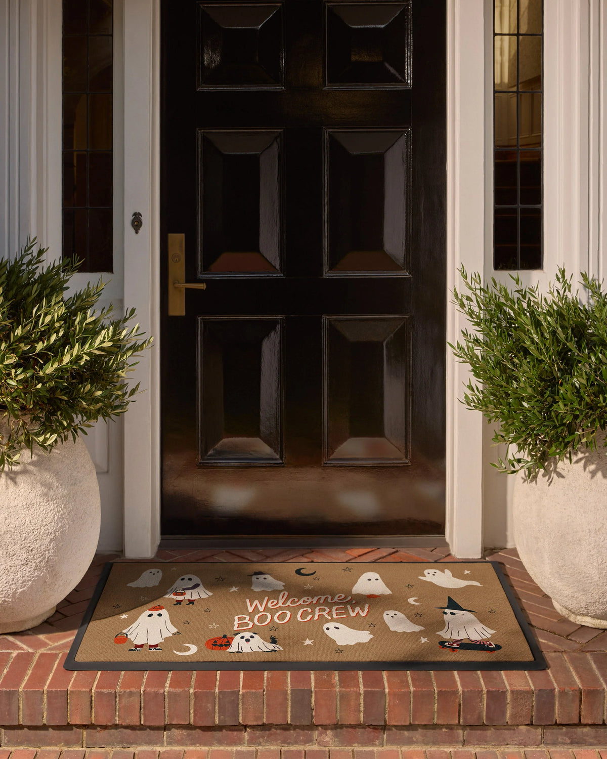 Welcome Boo Crew Coir Large Doormat Rug