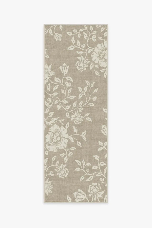 Mallow Flower Natural Stone Rug by Morris & Co.