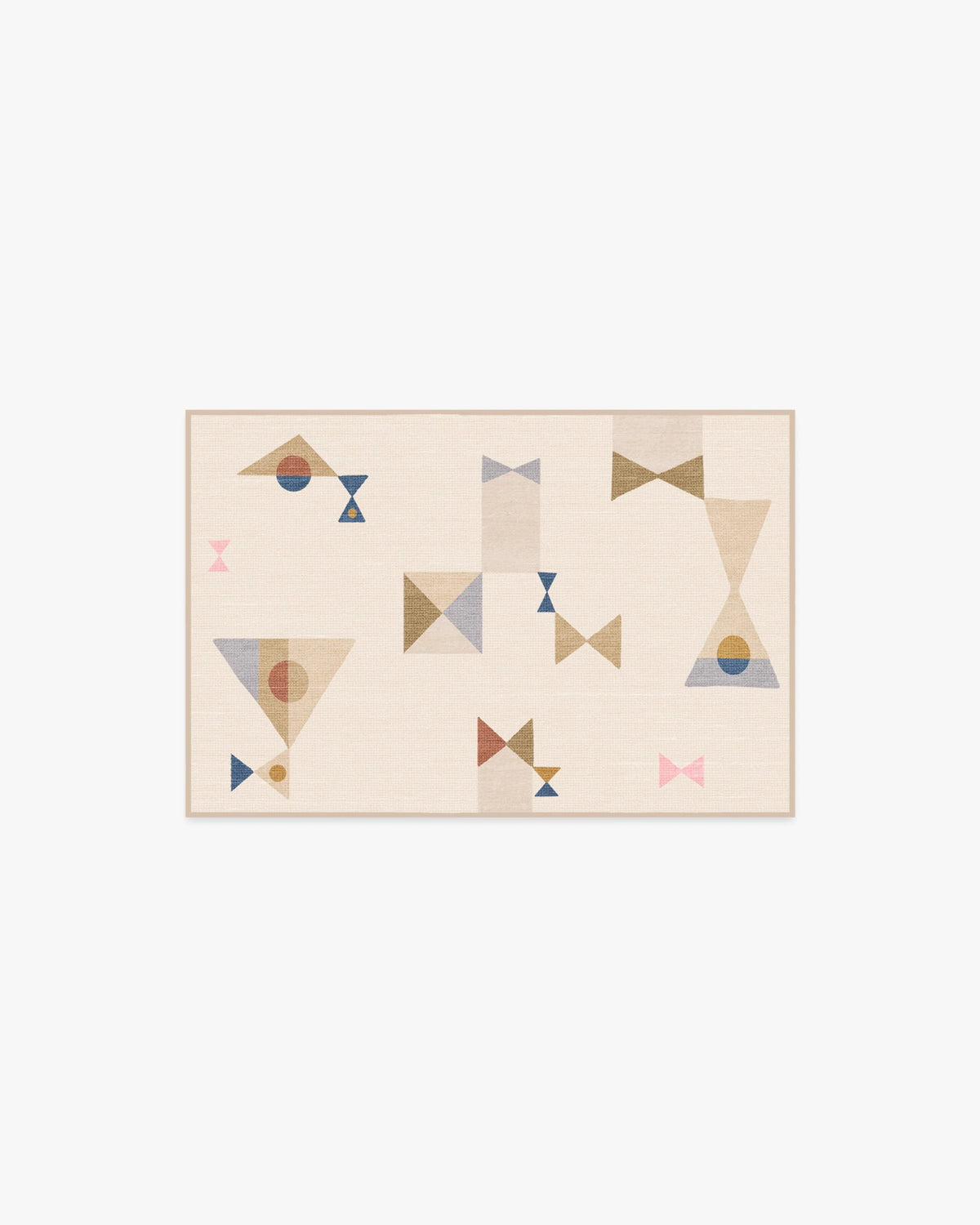 Bowtie Natural Rug by Jonathan Adler
