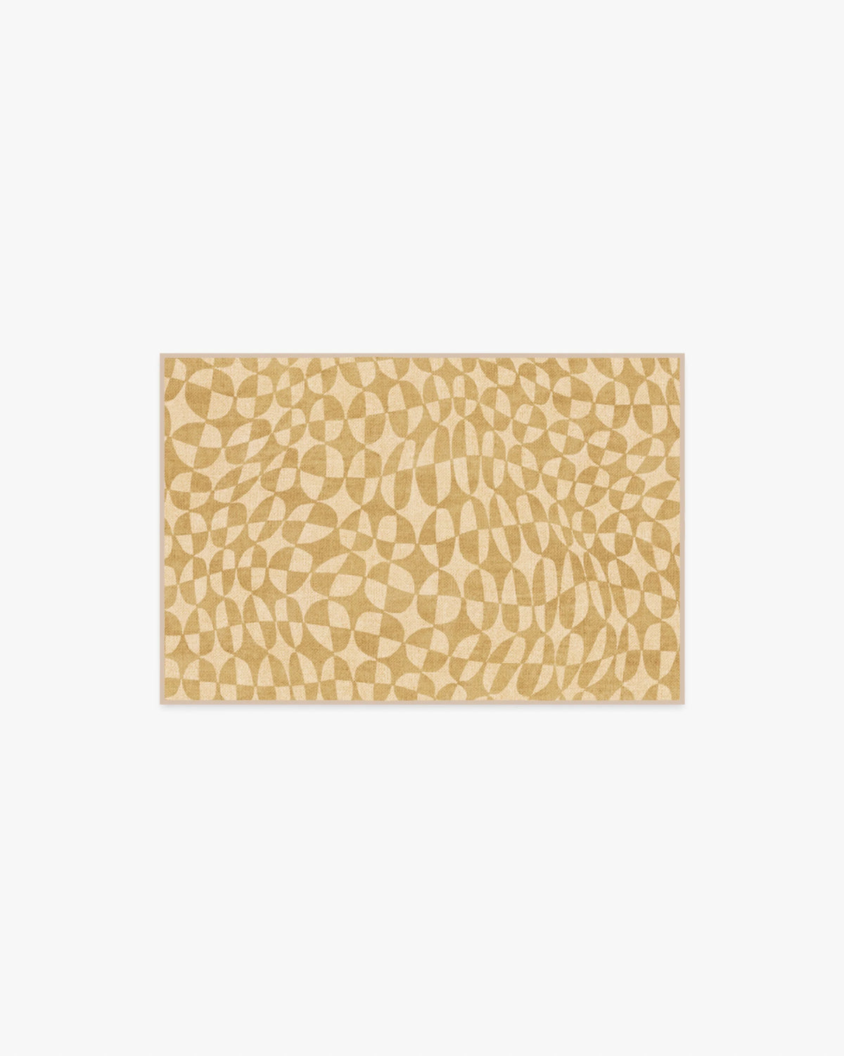 Oscar Ochre Flatwoven Rug by Jonathan Adler